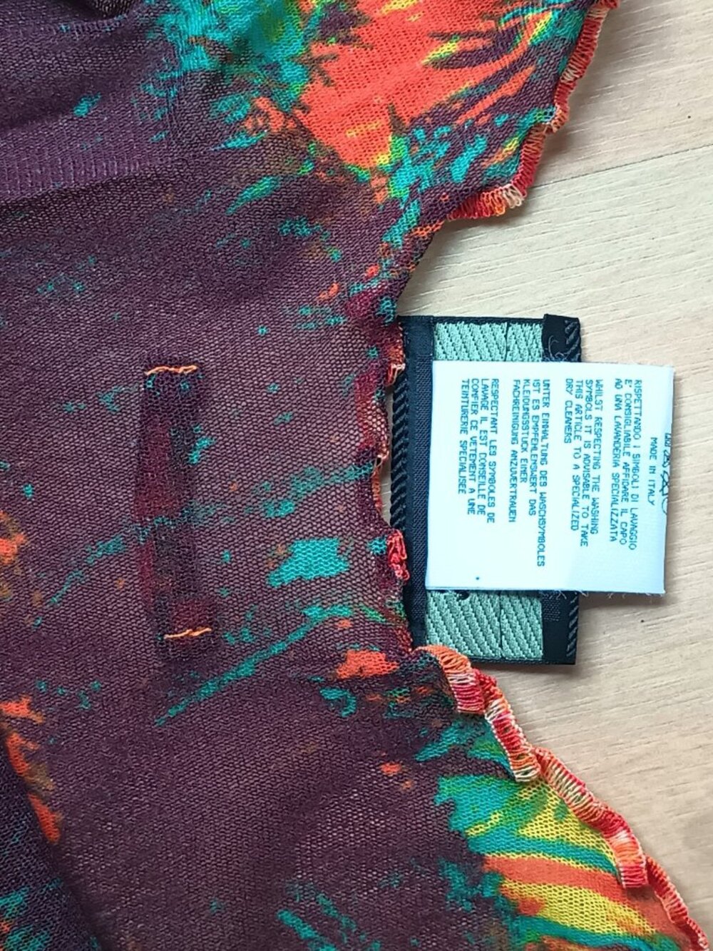 Vintage Jean Paul Gaultier-Gauguin Printed Mesh Dress-Iconic; Unworn Condition - Picture 13 of 13